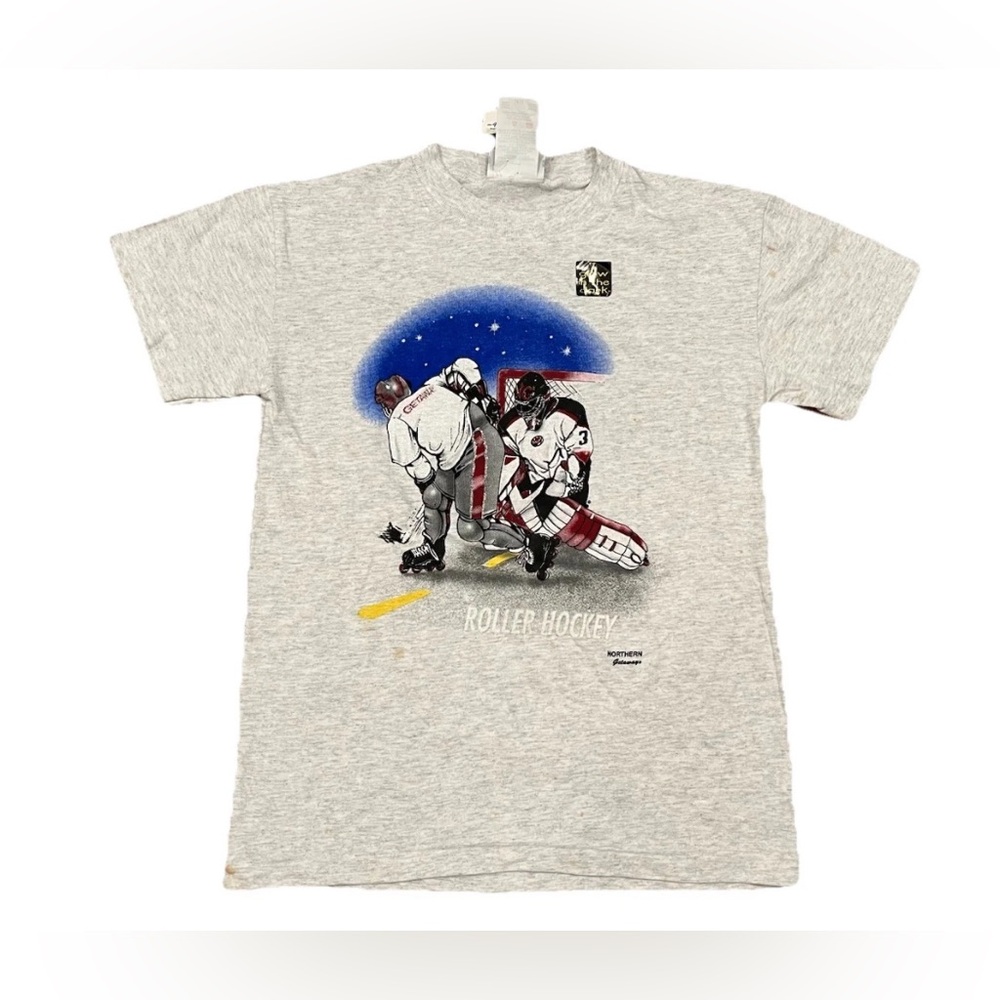 Vintage Northern Getaway Roller Hockey T-Shirt Shirt Tee Medium New